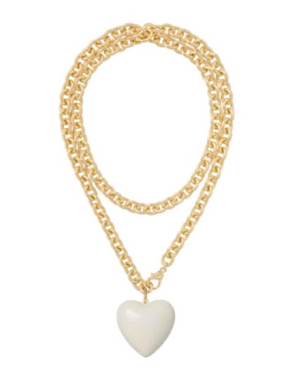 Roxanne Assoulin The Big Puffy Heart Charm Necklace